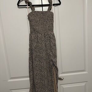 Abercrombie & Fitch Animal Print Maxi Dress